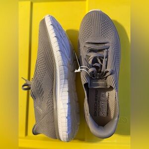 Skechers Gray/Taupe Mesh Sneakers. From smoke-free, pet free home.  With tags.